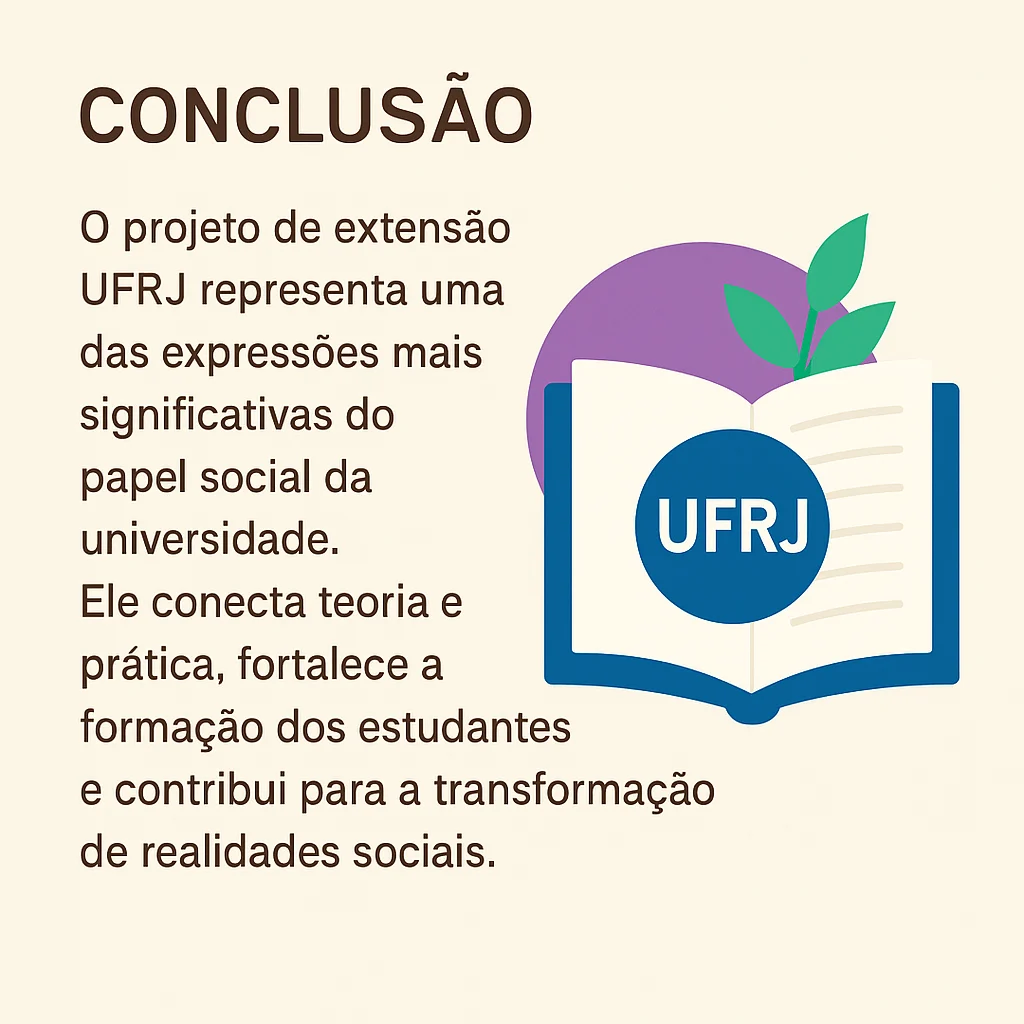 Conclusão — O Papel Social dos Projetos na UFRJ